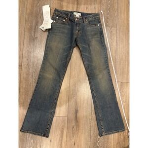 Armani Exchange AX Jeans Stretch Denim Blue Wash Bootcut Style 4 SHORT